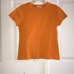 NWOT UO Orange Minimalist Basic T-Shirt